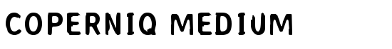 Coperniq Medium - Download Thousands of Free Fonts at FontZone.net