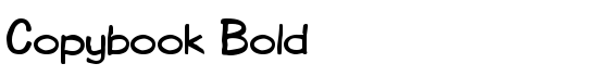 Copybook Bold - Download Thousands of Free Fonts at FontZone.net