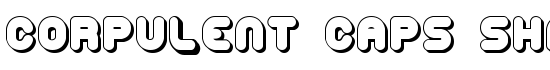 Corpulent Caps Shadow -BRK- - Download Thousands of Free Fonts at FontZone.net