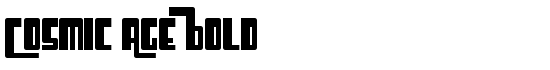 Cosmic Age Bold - Download Thousands of Free Fonts at FontZone.net
