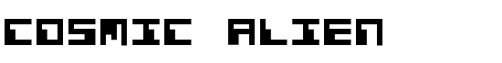 Cosmic Alien - Download Thousands of Free Fonts at FontZone.net
