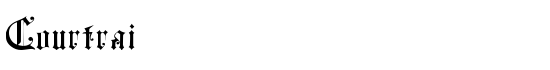 Courtrai - Download Thousands of Free Fonts at FontZone.net