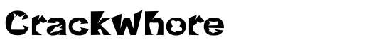Crackwhore - Download Thousands of Free Fonts at FontZone.net