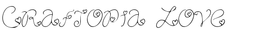 Craftopia Love - Download Thousands of Free Fonts at FontZone.net