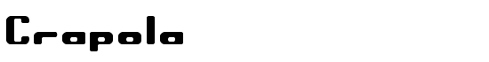 Crapola - Download Thousands of Free Fonts at FontZone.net