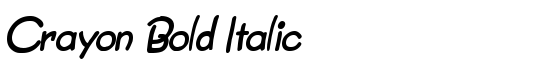 Crayon Bold Italic - Download Thousands of Free Fonts at FontZone.net