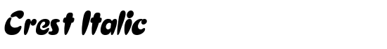 Crest Italic - Download Thousands of Free Fonts at FontZone.net