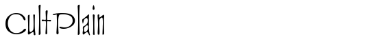 CultPlain - Download Thousands of Free Fonts at FontZone.net