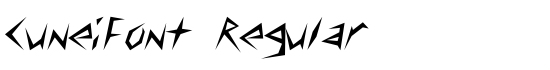 CuneiFont Regular - Download Thousands of Free Fonts at FontZone.net