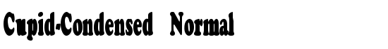Cupid-Condensed Normal - Download Thousands of Free Fonts at FontZone.net