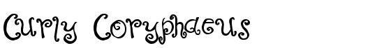 Curly Coryphaeus - Download Thousands of Free Fonts at FontZone.net