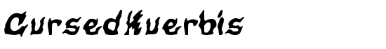 CursedKuerbis - Download Thousands of Free Fonts at FontZone.net