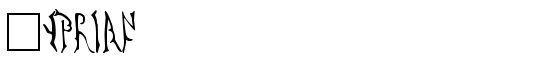 Cyprian - Download Thousands of Free Fonts at FontZone.net