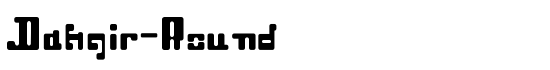 Dahgir-Round - Download Thousands of Free Fonts at FontZone.net
