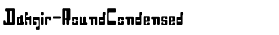 Dahgir-RoundCondensed - Download Thousands of Free Fonts at FontZone.net