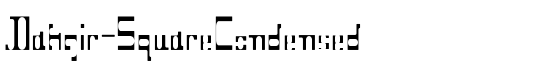 Dahgir-SquareCondensed - Download Thousands of Free Fonts at FontZone.net