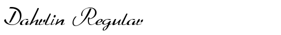 Dahrlin Regular - Download Thousands of Free Fonts at FontZone.net