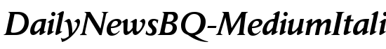 DailyNewsBQ-MediumItalic - Download Thousands of Free Fonts at FontZone.net