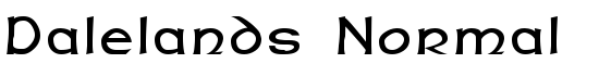 Dalelands Normal - Download Thousands of Free Fonts at FontZone.net