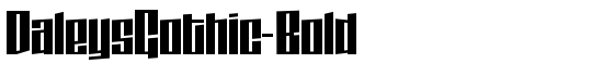 DaleysGothic-Bold - Download Thousands of Free Fonts at FontZone.net