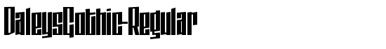 DaleysGothic-Regular - Download Thousands of Free Fonts at FontZone.net