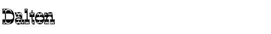 Dalton - Download Thousands of Free Fonts at FontZone.net