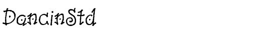 DancinStd - Download Thousands of Free Fonts at FontZone.net