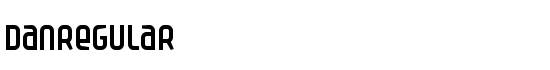 Danregular - Download Thousands of Free Fonts at FontZone.net