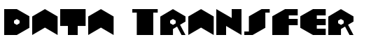 Data Transfer - Download Thousands of Free Fonts at FontZone.net