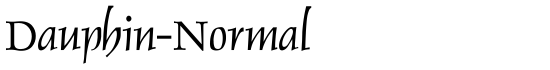 Dauphin-Normal - Download Thousands of Free Fonts at FontZone.net