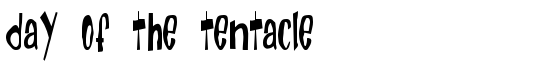 Day Of The Tentacle - Download Thousands of Free Fonts at FontZone.net