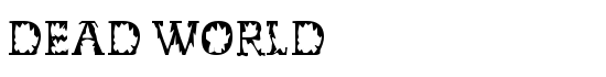 Dead World - Download Thousands of Free Fonts at FontZone.net