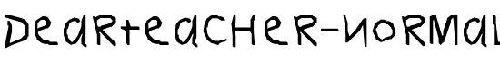 DearTeacher-Normal - Download Thousands of Free Fonts at FontZone.net