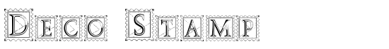 Deco Stamp - Download Thousands of Free Fonts at FontZone.net