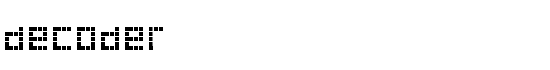 Decoder - Download Thousands of Free Fonts at FontZone.net