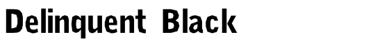 Delinquent Black - Download Thousands of Free Fonts at FontZone.net
