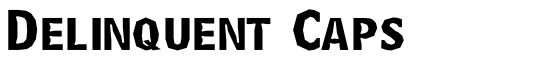 Delinquent Caps - Download Thousands of Free Fonts at FontZone.net