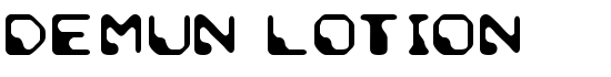 Demun Lotion - Download Thousands of Free Fonts at FontZone.net