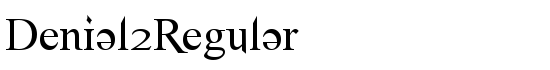 Denial2Regular - Download Thousands of Free Fonts at FontZone.net
