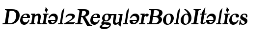 Denial2RegularBoldItalics - Download Thousands of Free Fonts at FontZone.net