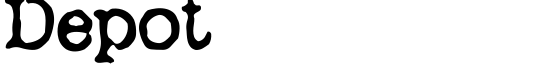 Depot - Download Thousands of Free Fonts at FontZone.net