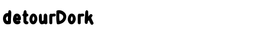 detourDork - Download Thousands of Free Fonts at FontZone.net