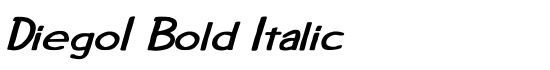 Diego1 Bold Italic - Download Thousands of Free Fonts at FontZone.net
