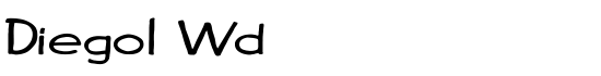 Diego1 Wd - Download Thousands of Free Fonts at FontZone.net