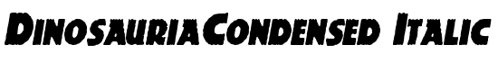 DinosauriaCondensed Italic - Download Thousands of Free Fonts at FontZone.net