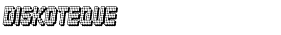 Diskoteque - Download Thousands of Free Fonts at FontZone.net
