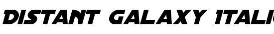 Distant Galaxy Italic - Download Thousands of Free Fonts at FontZone.net