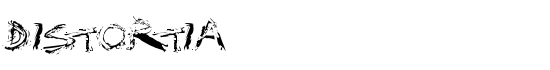 Distortia - Download Thousands of Free Fonts at FontZone.net