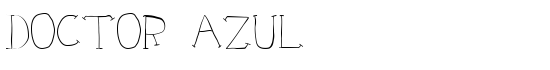 Doctor Azul - Download Thousands of Free Fonts at FontZone.net