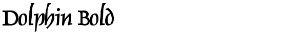 Dolphin Bold - Download Thousands of Free Fonts at FontZone.net